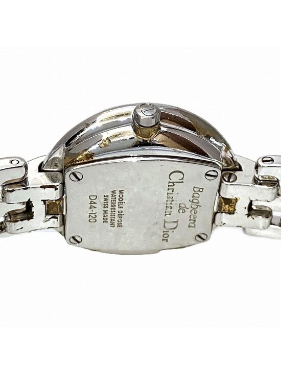 Dior Bakira Watch SS Quartz Gunmetal Dial